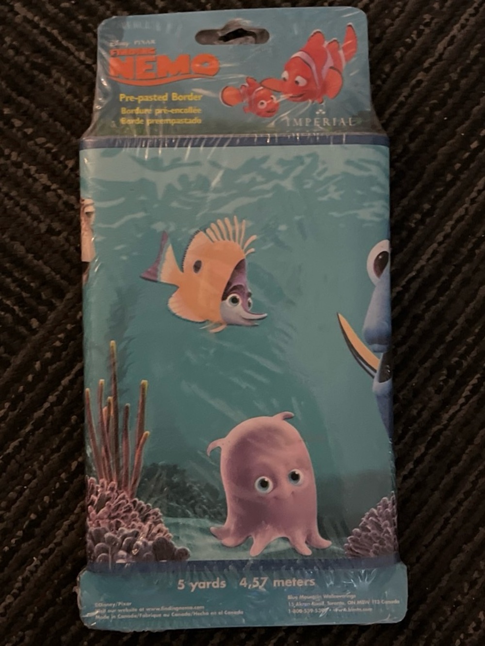 Finding Nemo Pre-Pasted Fish Border - Blue